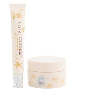 SOQU multi Made In Korea 2pc Rice Cream And Rice Eye Cream Set